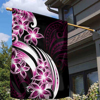 Plumeria Tribal Tattoo Garden Flag Pink Polynesian Pattern LT9 - Polynesian Pride