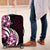 Plumeria Tribal Tattoo Luggage Cover Pink Polynesian Pattern