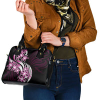 Plumeria Tribal Tattoo Shoulder Handbag Pink Polynesian Pattern LT9 - Polynesian Pride