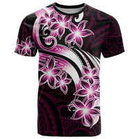 Plumeria Tribal Tattoo T Shirt Pink Polynesian Pattern LT9 Pink - Polynesian Pride