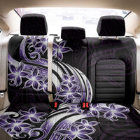 Plumeria Tribal Tattoo Back Car Seat Cover Purple Polynesian Pattern LT9 - Polynesian Pride