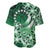 Cook Islands Tattoo Baseball Jersey Plumeria Polynesian Pattern