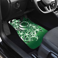Cook Islands Tattoo Car Mats Plumeria Polynesian Pattern LT9 - Polynesian Pride