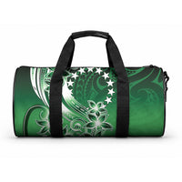 Cook Islands Tattoo Duffle Bag Plumeria Polynesian Pattern LT9 One size Green - Polynesian Pride