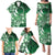 Cook Islands Tattoo Family Matching Puletasi and Hawaiian Shirt Plumeria Polynesian Pattern