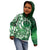 Cook Islands Tattoo Kid Hoodie Plumeria Polynesian Pattern