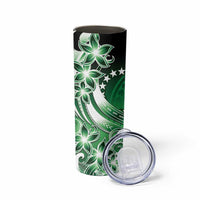 Cook Islands Tattoo Skinny Tumbler Plumeria Polynesian Pattern LT9 - Polynesian Pride