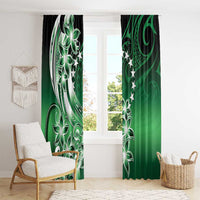Cook Islands Tattoo Window Curtain Plumeria Polynesian Pattern LT9 - Polynesian Pride