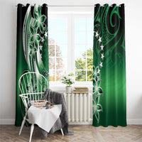 Cook Islands Tattoo Window Curtain Plumeria Polynesian Pattern LT9 - Polynesian Pride