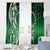 Cook Islands Tattoo Window Curtain Plumeria Polynesian Pattern