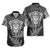 New Zealand Rugby Hawaiian Shirt Silver Fern All Black Mix Ta Moko White Style LT9 - Polynesian Pride