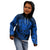 New Zealand Rugby Kid Hoodie Silver Fern All Black Mix Ta Moko Blue Style LT9 - Polynesian Pride