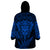 New Zealand Rugby Wearable Blanket Hoodie Silver Fern All Black Mix Ta Moko Blue Style LT9 - Polynesian Pride