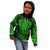 New Zealand Rugby Kid Hoodie Silver Fern All Black Mix Ta Moko Green Style LT9 - Polynesian Pride