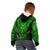 New Zealand Rugby Kid Hoodie Silver Fern All Black Mix Ta Moko Green Style LT9 - Polynesian Pride