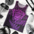 New Zealand Rugby Men Tank Top Silver Fern All Black Mix Ta Moko Purple Style LT9 Purple - Polynesian Pride