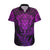 Personalised New Zealand Rugby Hawaiian Shirt Silver Fern All Black Mix Ta Moko Purple Style LT9 Purple - Polynesian Pride