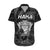 Personalised New Zealand Rugby Hawaiian Shirt Aotearoa Ka Mate Haka All Black Mix Ta Moko White Style LT9 White - Polynesian Pride