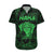 Personalised New Zealand Rugby Hawaiian Shirt Aotearoa Ka Mate Haka All Black Mix Ta Moko Green Style LT9 Green - Polynesian Pride