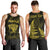 Personalised New Zealand Rugby Men Tank Top Aotearoa Ka Mate Haka All Black Mix Ta Moko Gold Style LT9 - Polynesian Pride