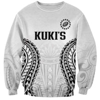 World Rugby Cook Islands Sweatshirt Kukis Make History LT9 Unisex White - Polynesian Pride