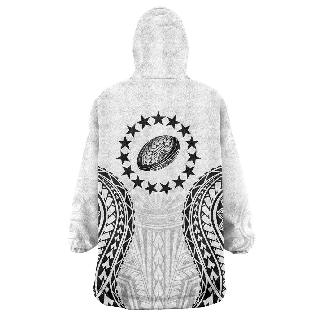 World Rugby Cook Islands Wearable Blanket Hoodie Kukis Make History LT9 - Polynesian Pride
