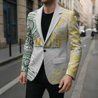 World Rugby Cook Islands Blazer White Polynesian Tribal Pattern LT9 - Polynesian Pride