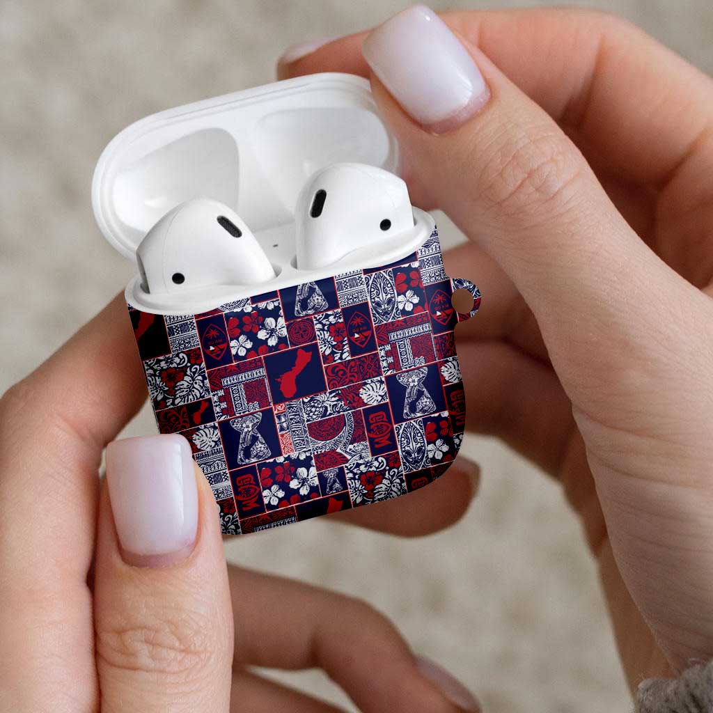 Guam Felis Pasgua AirPods Case Pacific Patchwork Xmas Vibes LT9 - Polynesian Pride