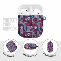 Guam Felis Pasgua AirPods Case Pacific Patchwork Xmas Vibes LT9 - Polynesian Pride