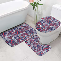 Guam Felis Pasgua Bathroom Set Pacific Patchwork Xmas Vibes LT9 - Polynesian Pride