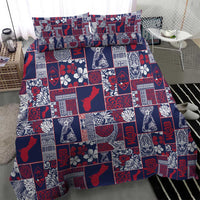 Guam Felis Pasgua Bedding Set Pacific Patchwork Xmas Vibes LT9 - Polynesian Pride