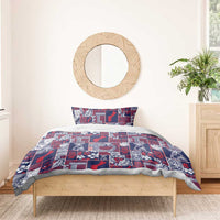 Guam Felis Pasgua Bedding Set Pacific Patchwork Xmas Vibes LT9 - Polynesian Pride