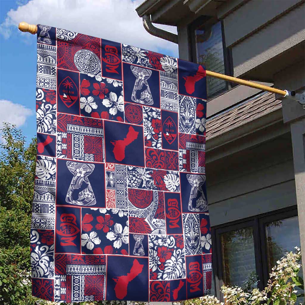 Guam Felis Pasgua Garden Flag Pacific Patchwork Xmas Vibes LT9 - Polynesian Pride