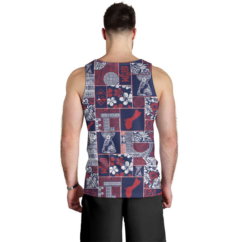 Guam Felis Pasgua Men Tank Top Pacific Patchwork Xmas Vibes LT9 - Polynesian Pride