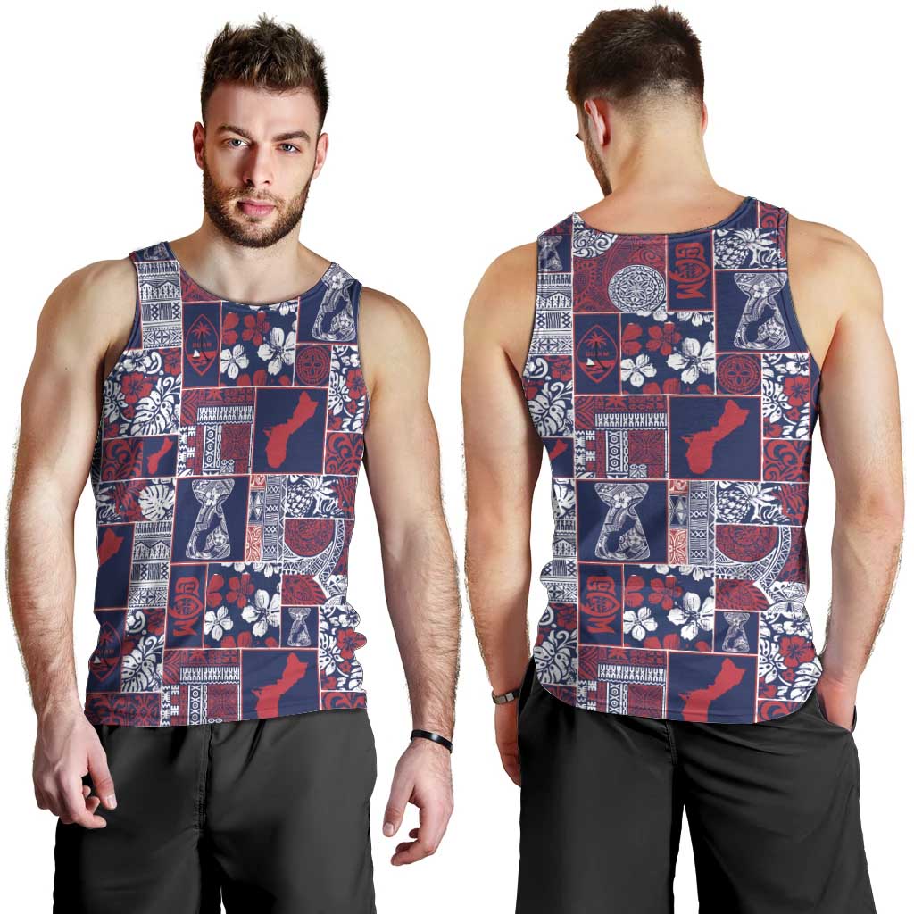 Guam Felis Pasgua Men Tank Top Pacific Patchwork Xmas Vibes LT9 - Polynesian Pride