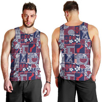 Guam Felis Pasgua Men Tank Top Pacific Patchwork Xmas Vibes LT9 - Polynesian Pride