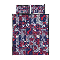 Guam Felis Pasgua Quilt Bed Set Pacific Patchwork Xmas Vibes LT9 - Polynesian Pride