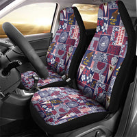 Manuia le Kerisimasi American Samoa Car Seat Cover Pacific Patchwork Xmas Vibes LT9 - Polynesian Pride