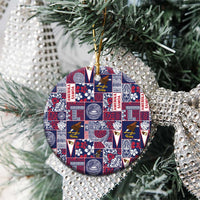 Manuia le Kerisimasi American Samoa Ceramic Ornament Pacific Patchwork Xmas Vibes LT9 - Polynesian Pride