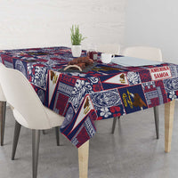 Manuia le Kerisimasi American Samoa Tablecloth Pacific Patchwork Xmas Vibes LT9 - Polynesian Pride