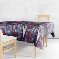 Manuia le Kerisimasi American Samoa Tablecloth Pacific Patchwork Xmas Vibes LT9 - Polynesian Pride