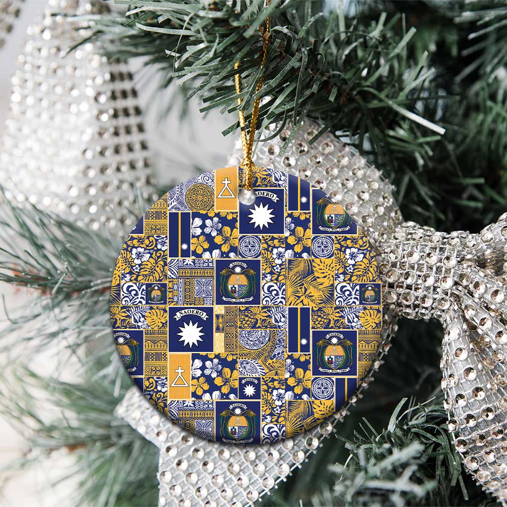 Ekamawir omo Nauru Ceramic Ornament Pacific Patchwork Xmas Vibes LT9 - Polynesian Pride