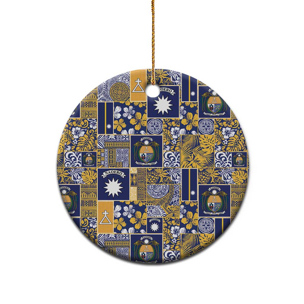 Ekamawir omo Nauru Ceramic Ornament Pacific Patchwork Xmas Vibes LT9 - Polynesian Pride