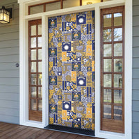 Ekamawir omo Nauru Door Cover Pacific Patchwork Xmas Vibes LT9 - Polynesian Pride