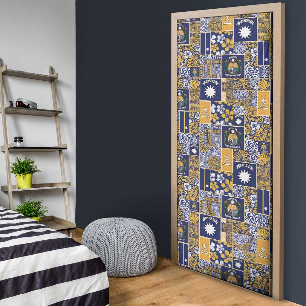 Ekamawir omo Nauru Door Cover Pacific Patchwork Xmas Vibes LT9 - Polynesian Pride