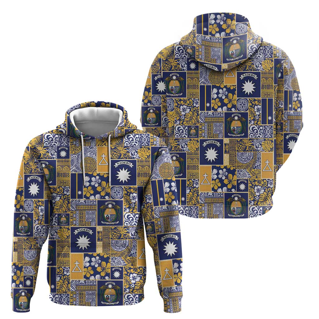 Ekamawir omo Nauru Hoodie Pacific Patchwork Xmas Vibes LT9 - Polynesian Pride