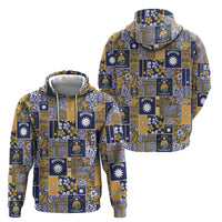 Ekamawir omo Nauru Hoodie Pacific Patchwork Xmas Vibes LT9 - Polynesian Pride