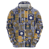 Ekamawir omo Nauru Hoodie Pacific Patchwork Xmas Vibes LT9 - Polynesian Pride