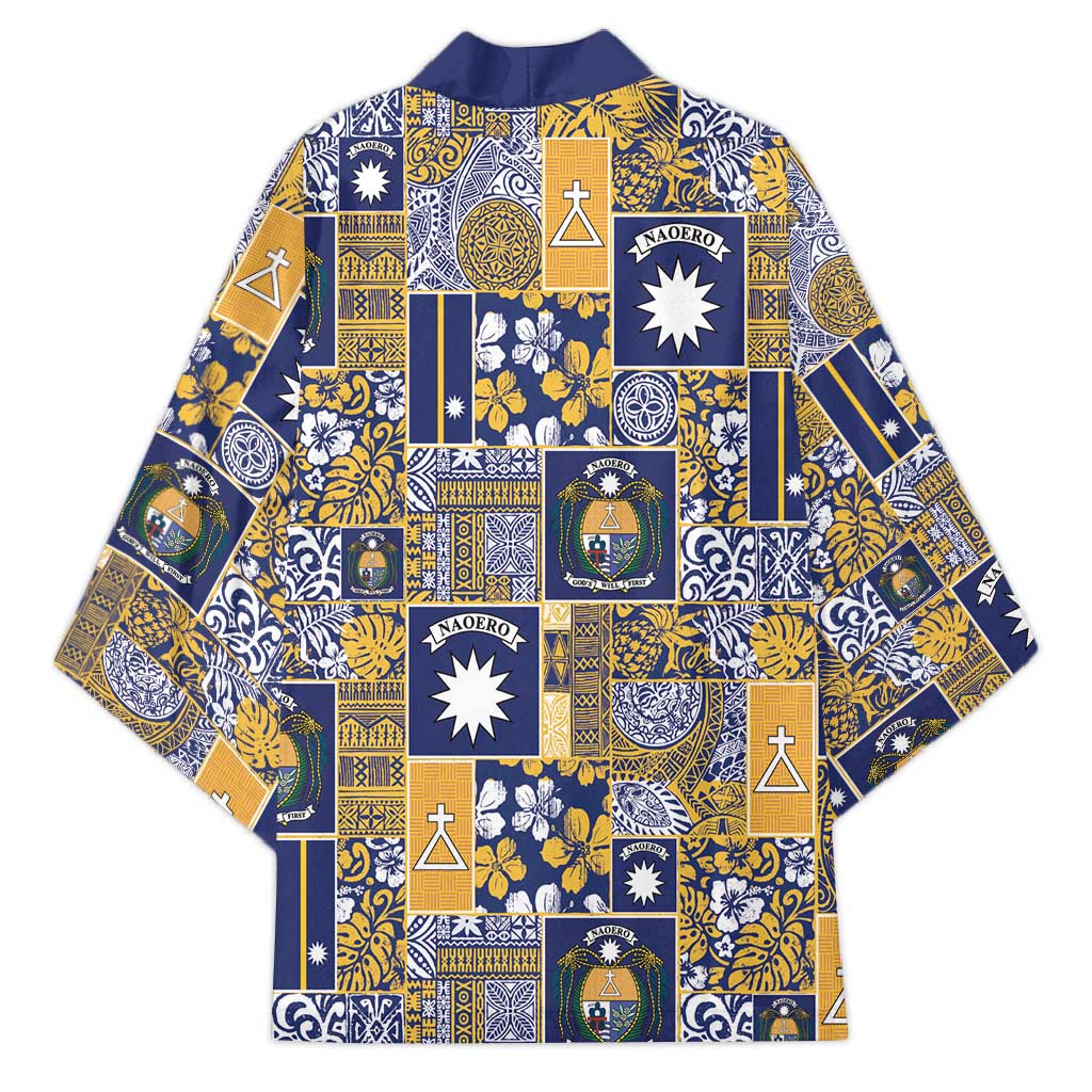 Ekamawir omo Nauru Kimono Pacific Patchwork Xmas Vibes LT9 - Polynesian Pride