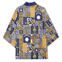 Ekamawir omo Nauru Kimono Pacific Patchwork Xmas Vibes LT9 - Polynesian Pride